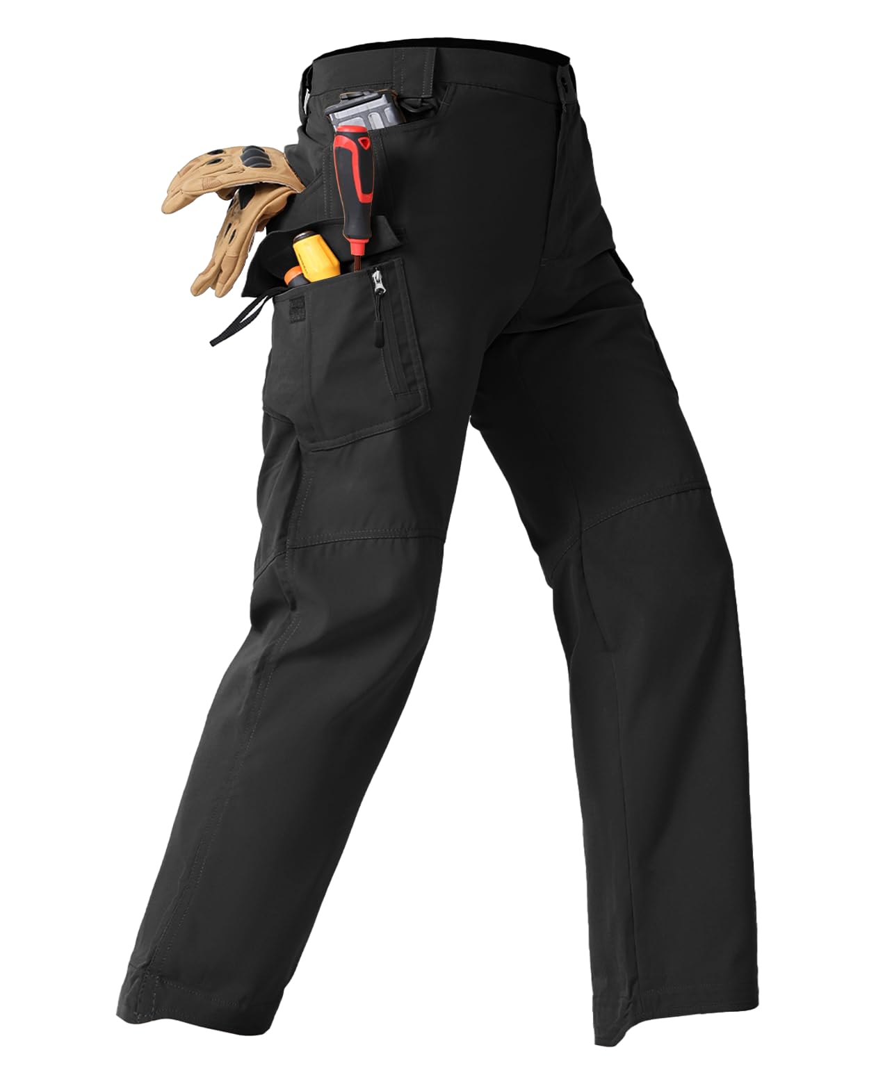 TSD.J lightweight stretch fabric enables full mobility during hikes and tasks.