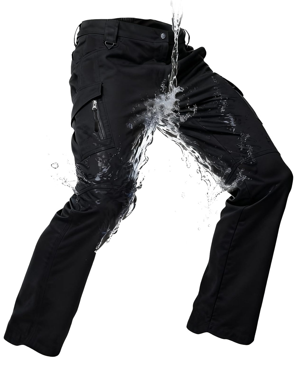 TSD.J men's tactical cargo pants in waterproof-breathable fabric for outdoor adventures.