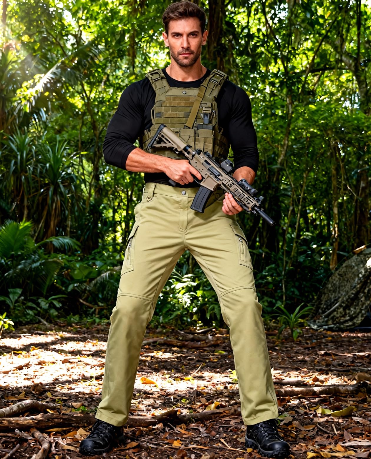 TSD.J pants side-pocket view highlighting secure cargo pockets for tools