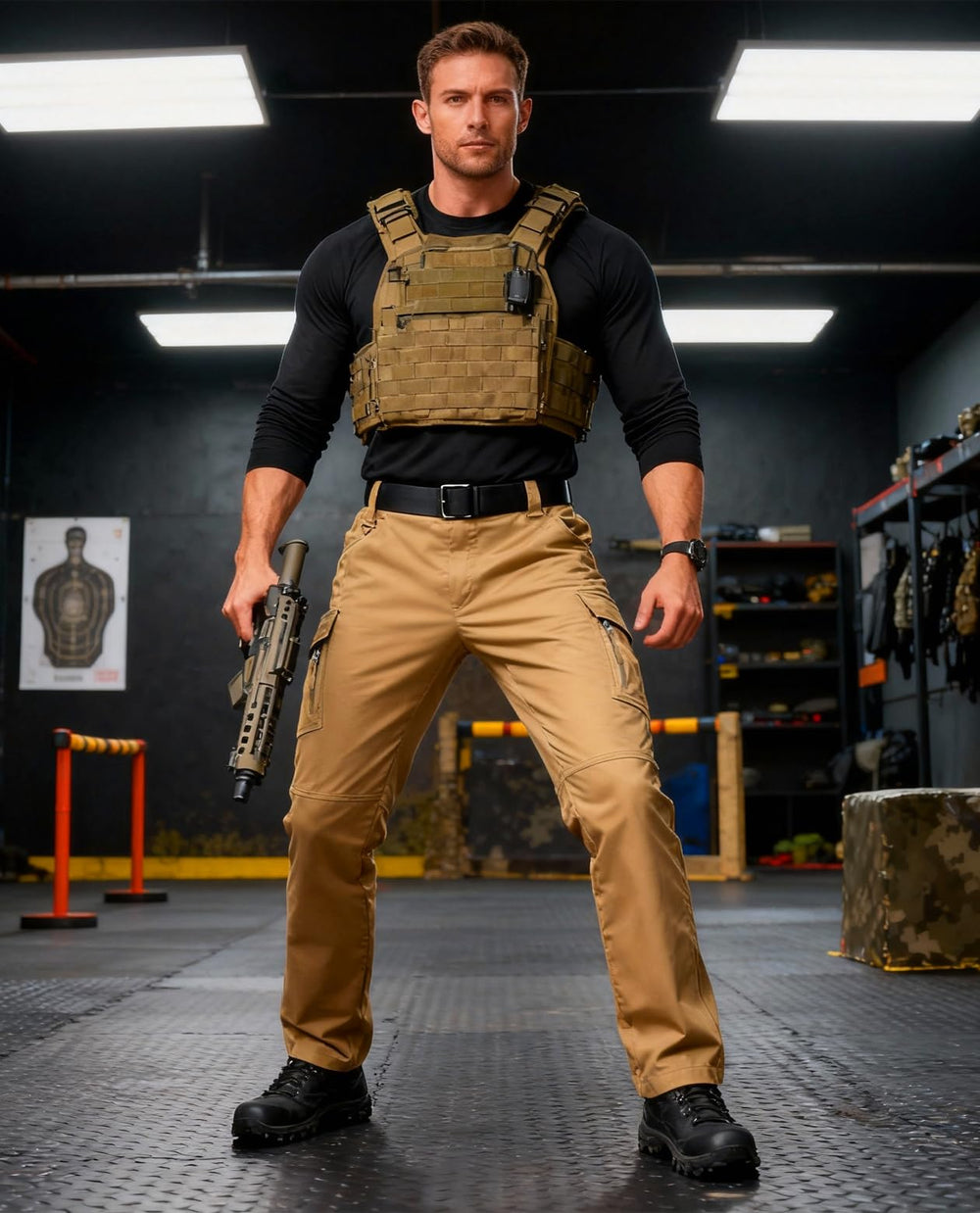TSD.J men's utility pockets highlight secure storage for tools and devices