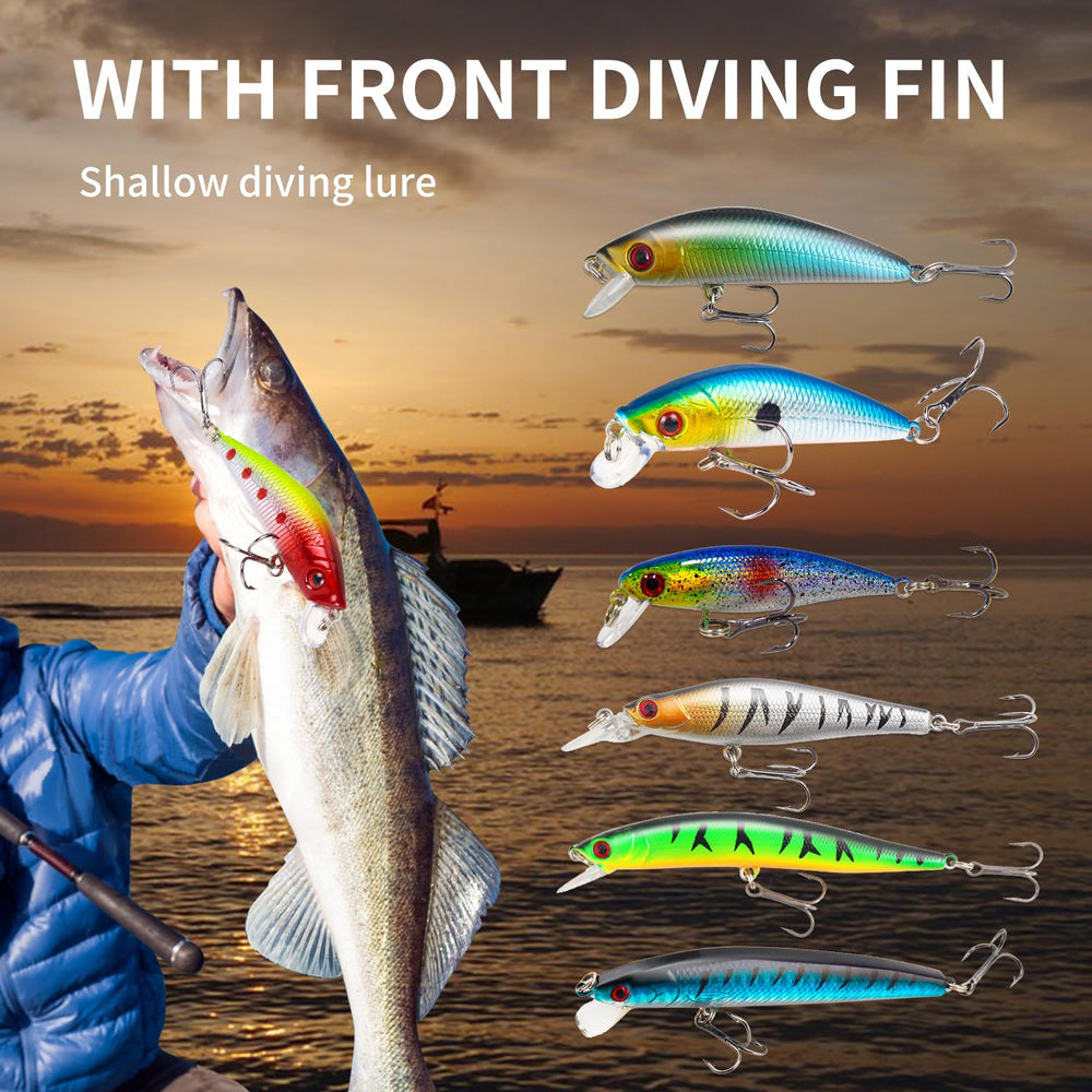 TSKS 150pcs poppers and luminous baits closeup emphasizes surface bites and glow at night.