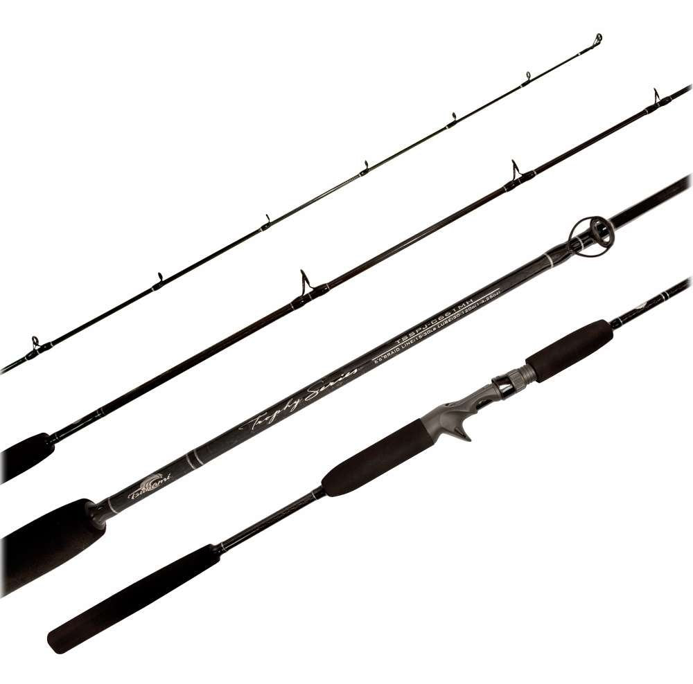 Tsunami Trophy slow pitch jigging rod 761XH with Fuji components for offshore jigging