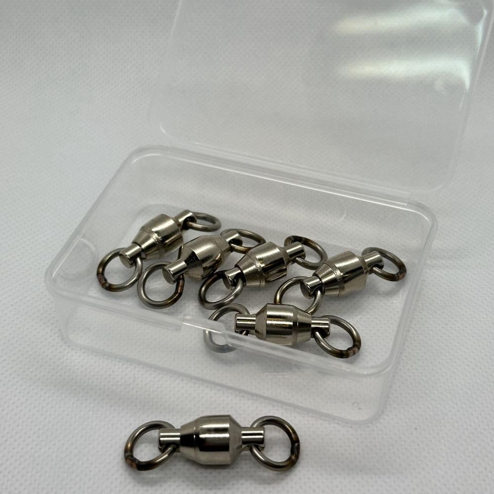 Rustproof stainless steel components for saltwater or freshwater