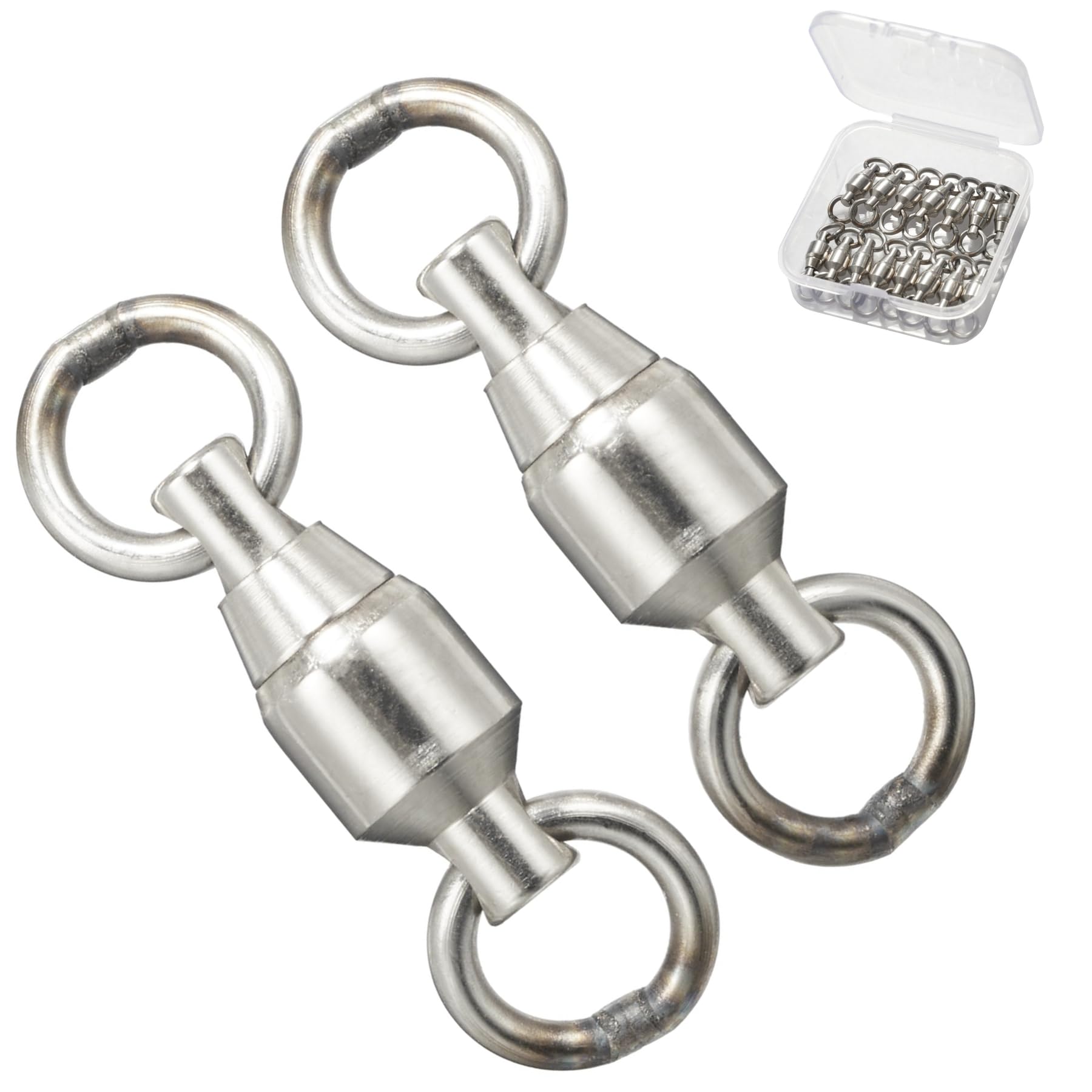 Tsuridamashii 6-ball bearing fishing swivel front close-up