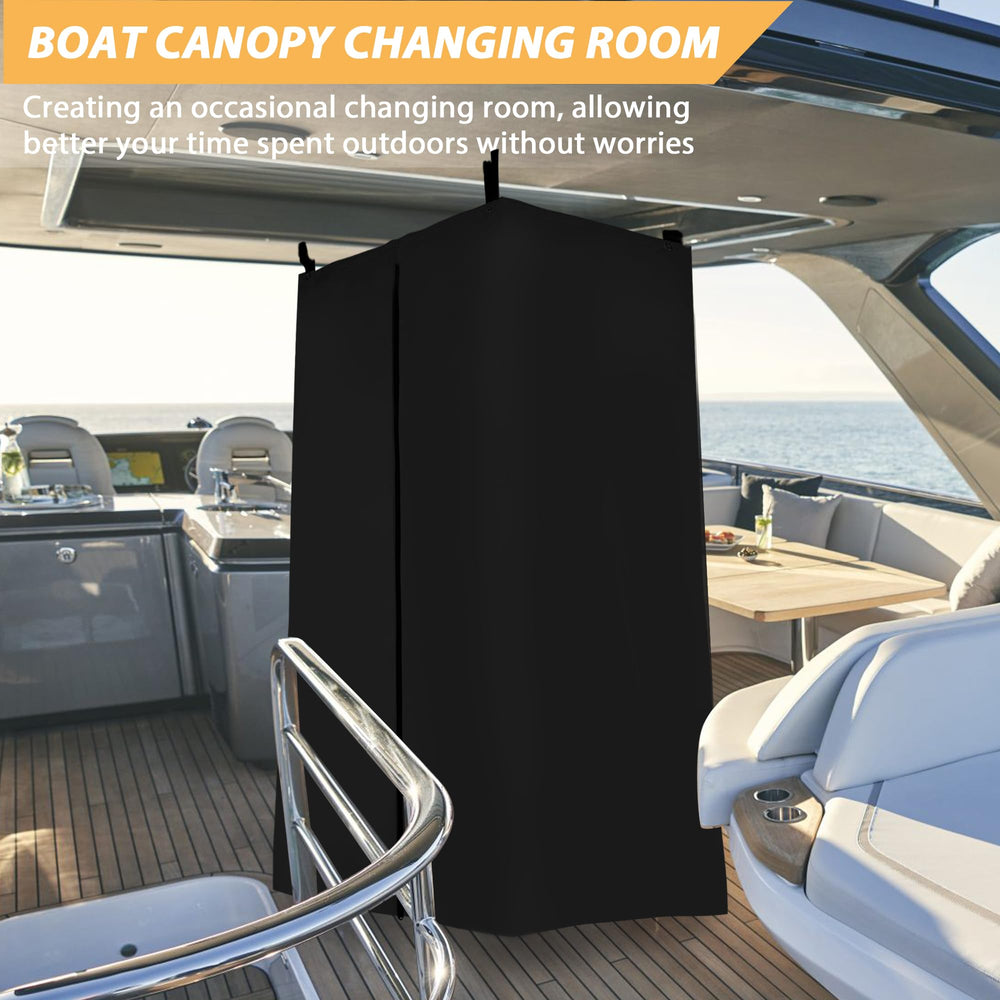 TT MOTOR Marine-grade polyester privacy tent delivers durable performance at sea.