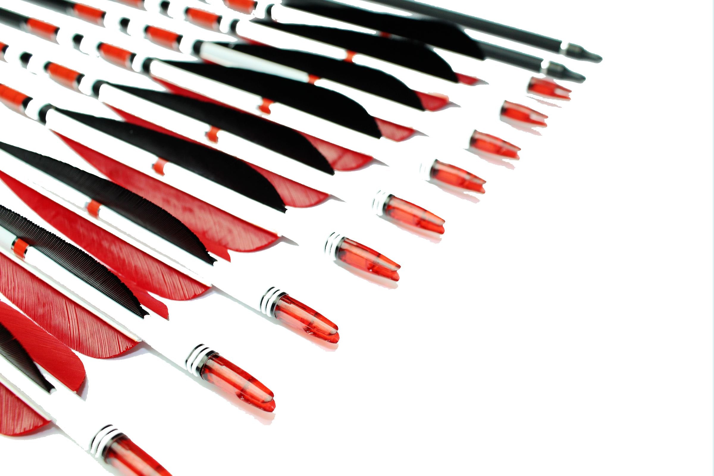 TTFLY FLETCHING arrow spine 500 weight 33g supports 30-50 lb bows