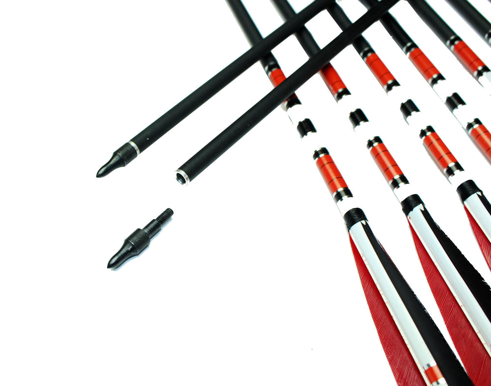 TTFLY FLETCHING practice and hunting arrow set ready for sessions