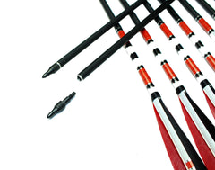 TTFLY FLETCHING practice and hunting arrow set ready for sessions