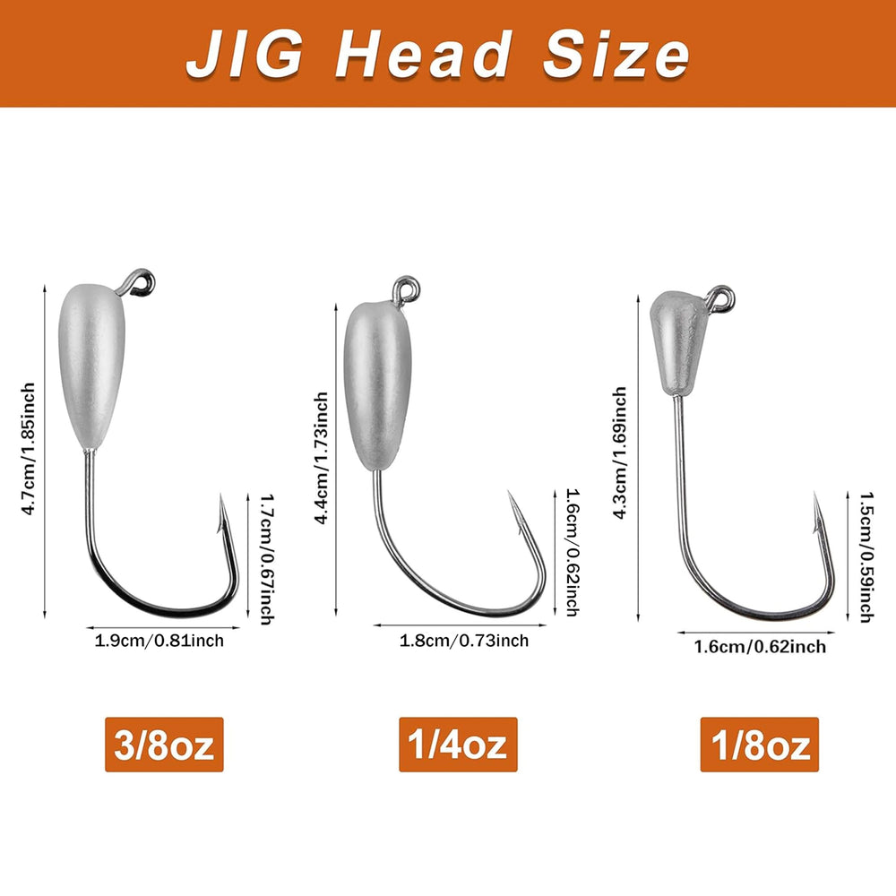 Tube jig head 1/4 oz