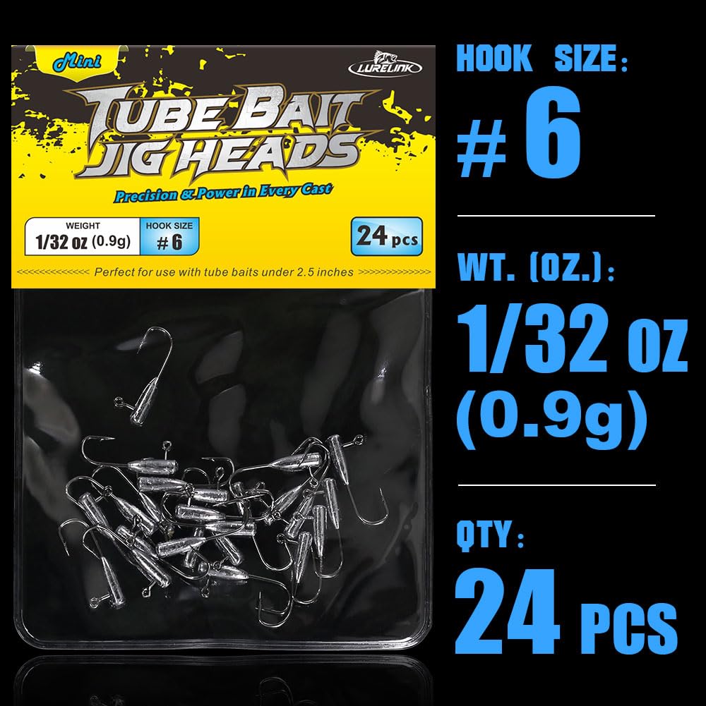 Versatile jig heads ready for fishing