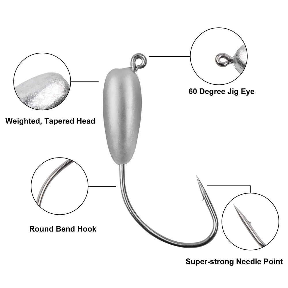 Tube jig head 3/8 oz