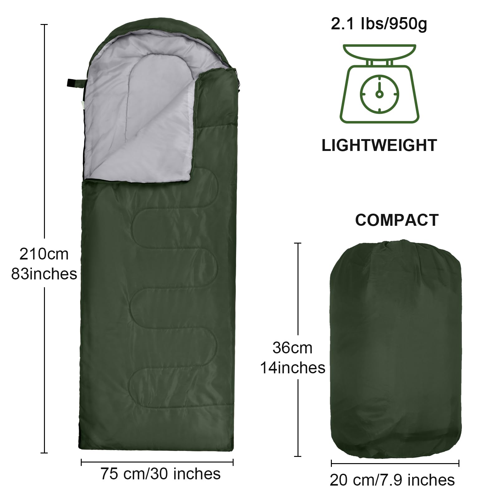 Tudomro polyester-shell sleeping bag demonstrates weather resistance for outdoor adventures.