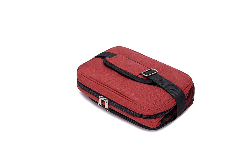 TuErCao cooler bag folded for travel fits flat in luggage.