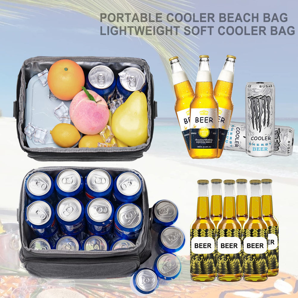 TuErCao large capacity holds 24 cans plus ice for gatherings.