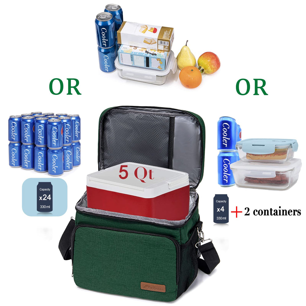 TuErCao Soft Cooler Bag folded-flat for compact storage during travel.