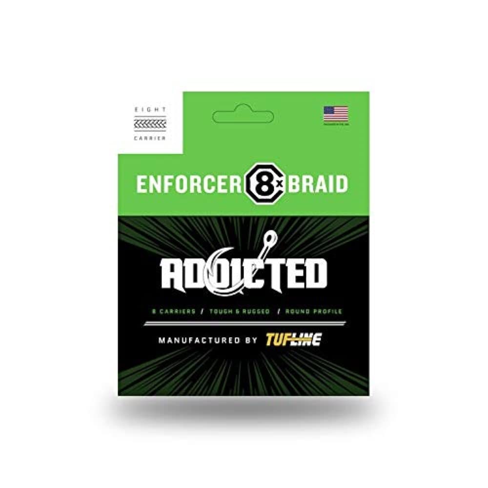 Tuf Line ADX Enforcer 8X 30 lb Hi-Vis Orange line boosts visibility for tracking bites