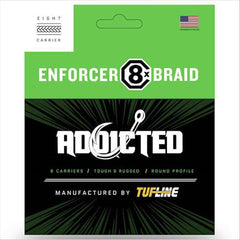 Tuf Line ADX Enforcer orange braided line for casting and strong fishing performance