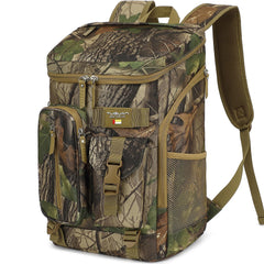 TUGUAN cooler backpack closed showing travel-ready design for meals on the go