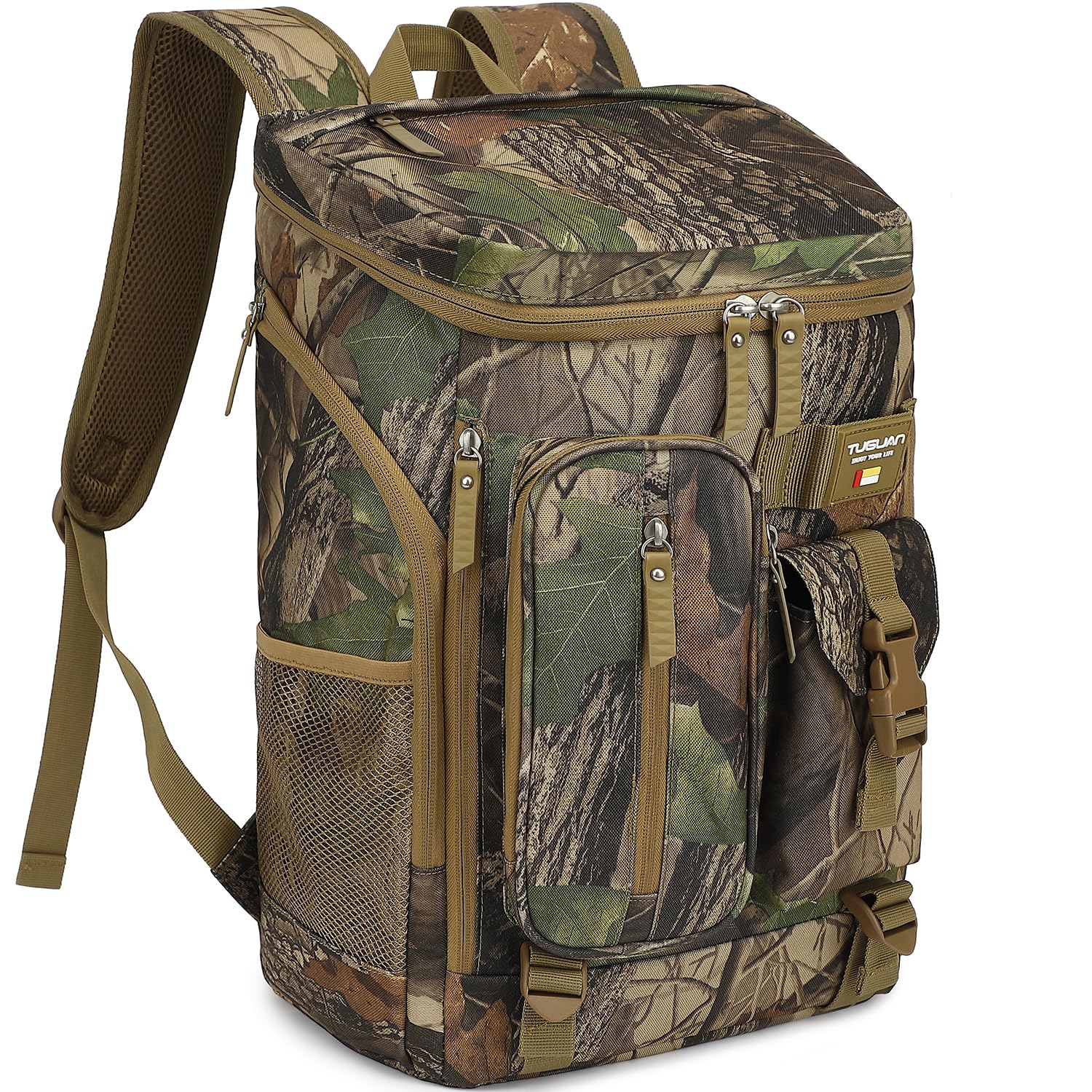 TUGUAN cooler backpack PVC bottom resists tears and scrapes