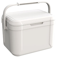 Tuimiyisou hard cooler 5qt front view highlighting easy transport for outdoors.