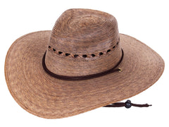Tula Gardener Lattice Hat Tan - Small/Medium, front view with inner stretch sweat band