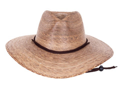 Side profile of Tula Gardener brown hat with SSB feature