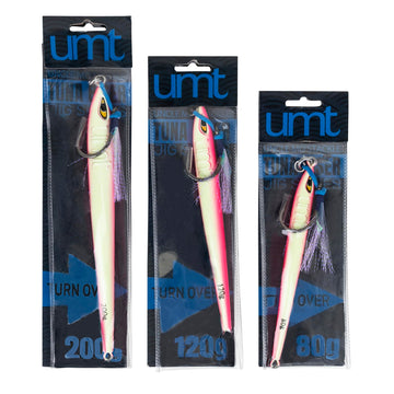 Pink glow variant Tuna Riser Jig 80g 1-pack