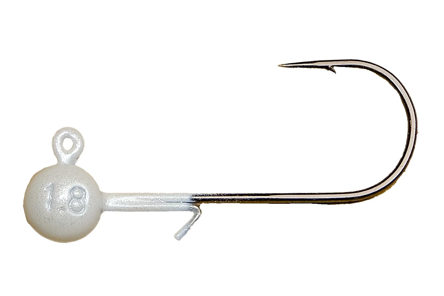 Tungsten 4 Anglers crappie ball jig head 1/8 oz with #1 hooks