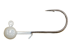 Tungsten 4 Anglers crappie ball jig head 1/8 oz with #1 hooks