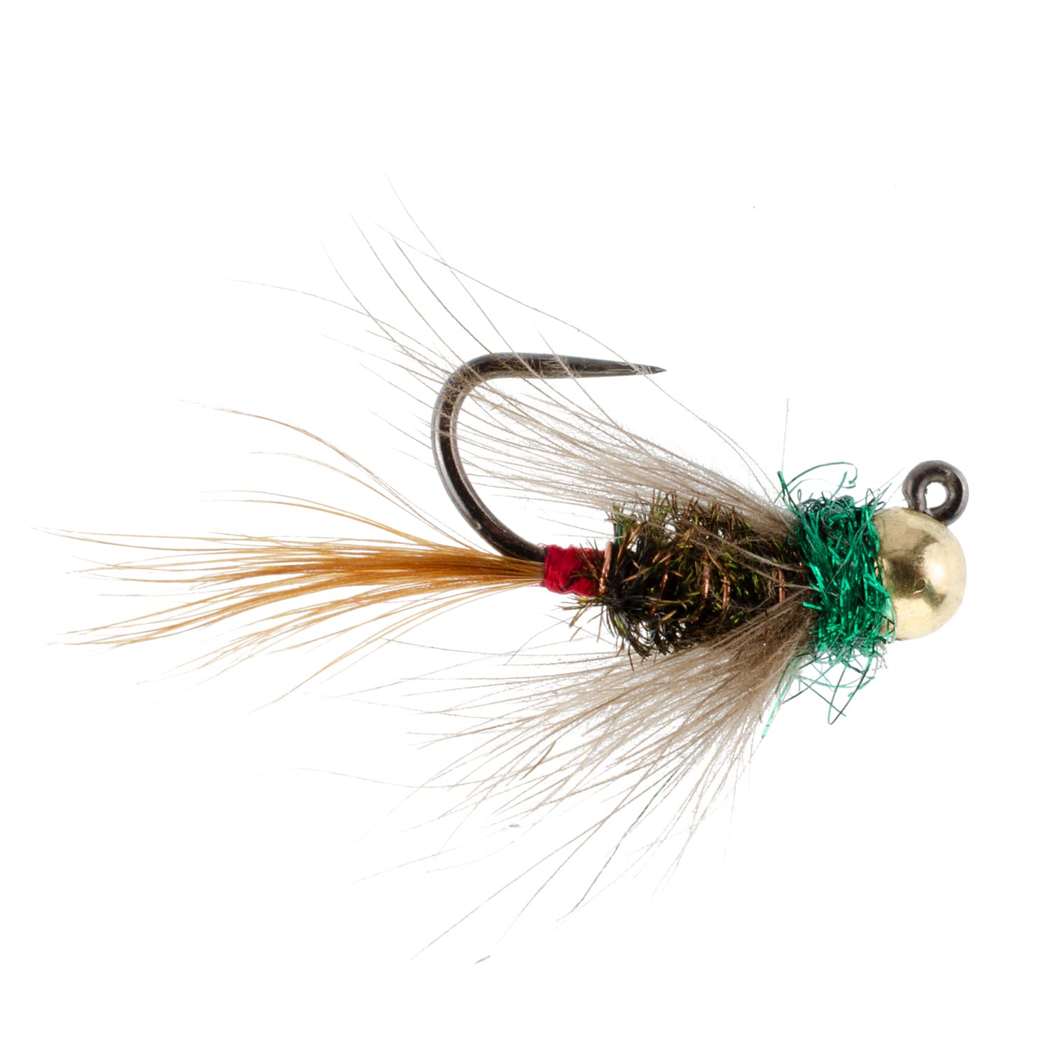 Tungsten bead Czech/Euro nymphing fly – size 16 (fly 2)