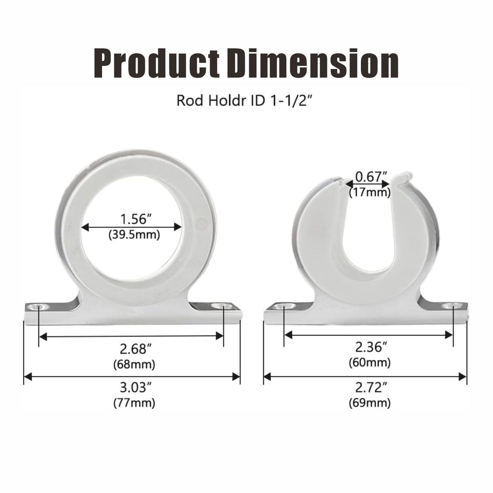 Locking ring design for secure rod storage