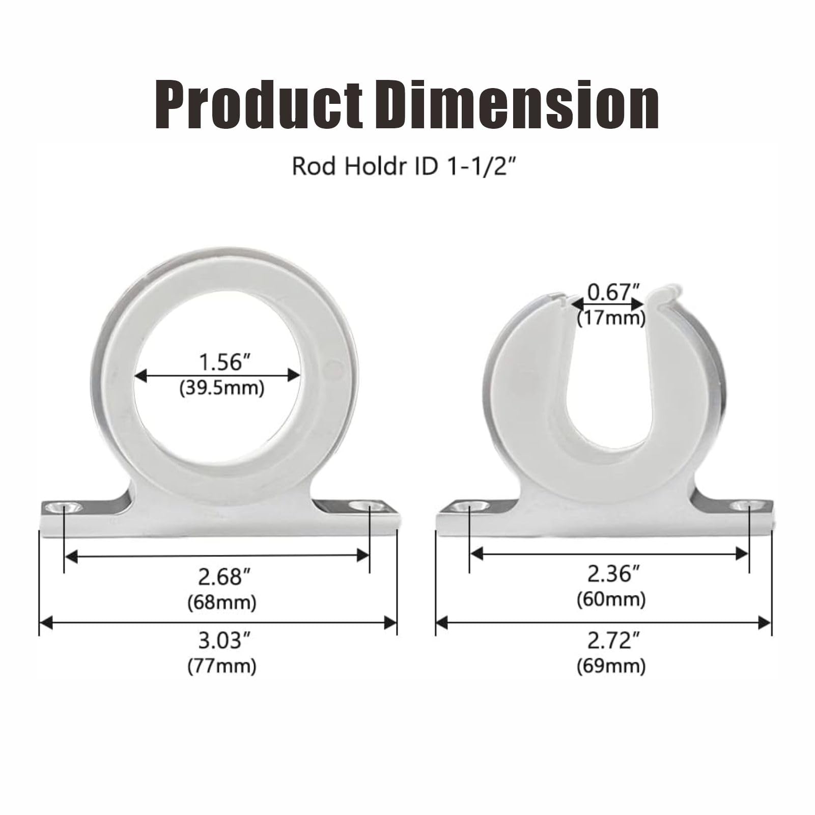TuoP rod hanger with polished aluminum reflects light, adding premium storage.