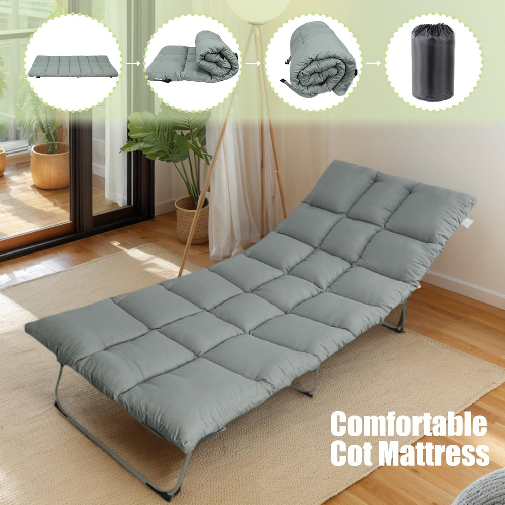 Tuphen cot pad versatile uses indoors and outdoors for various setups