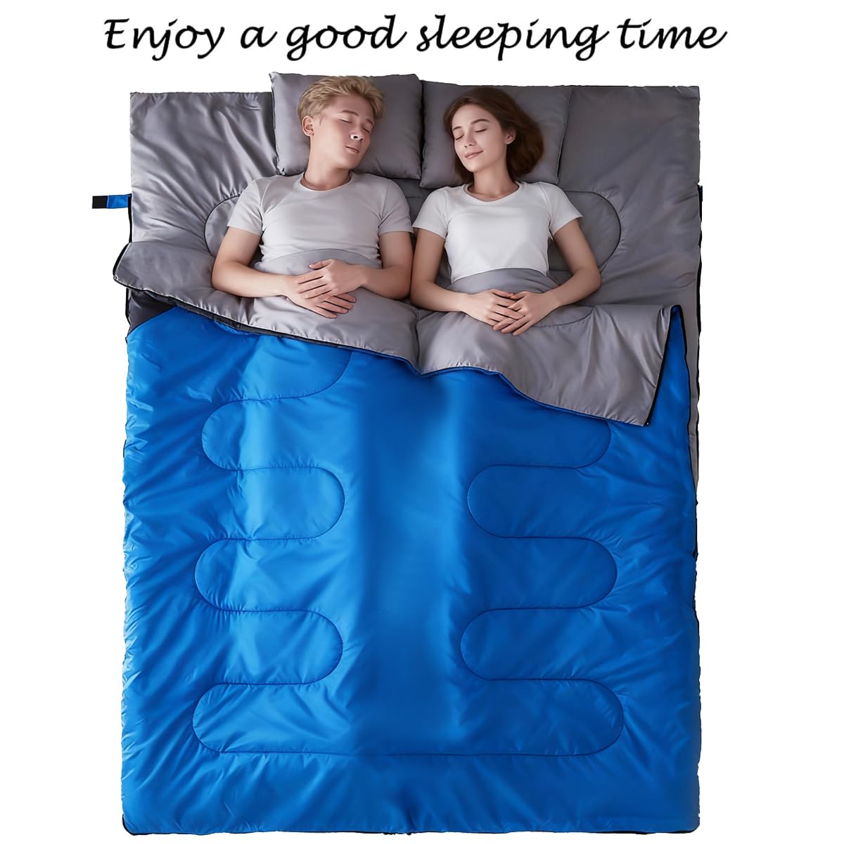 Tuphen detachable two-bags convert to two independent sleeping systems