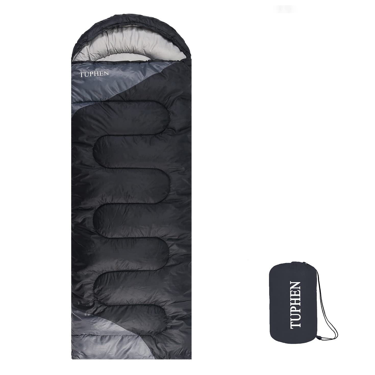 Tuphen sleeping bag four-season setup ideal for backpacking adventures.