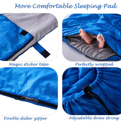 Tuphen waterproof nylon shell protects against moisture during camping nights
