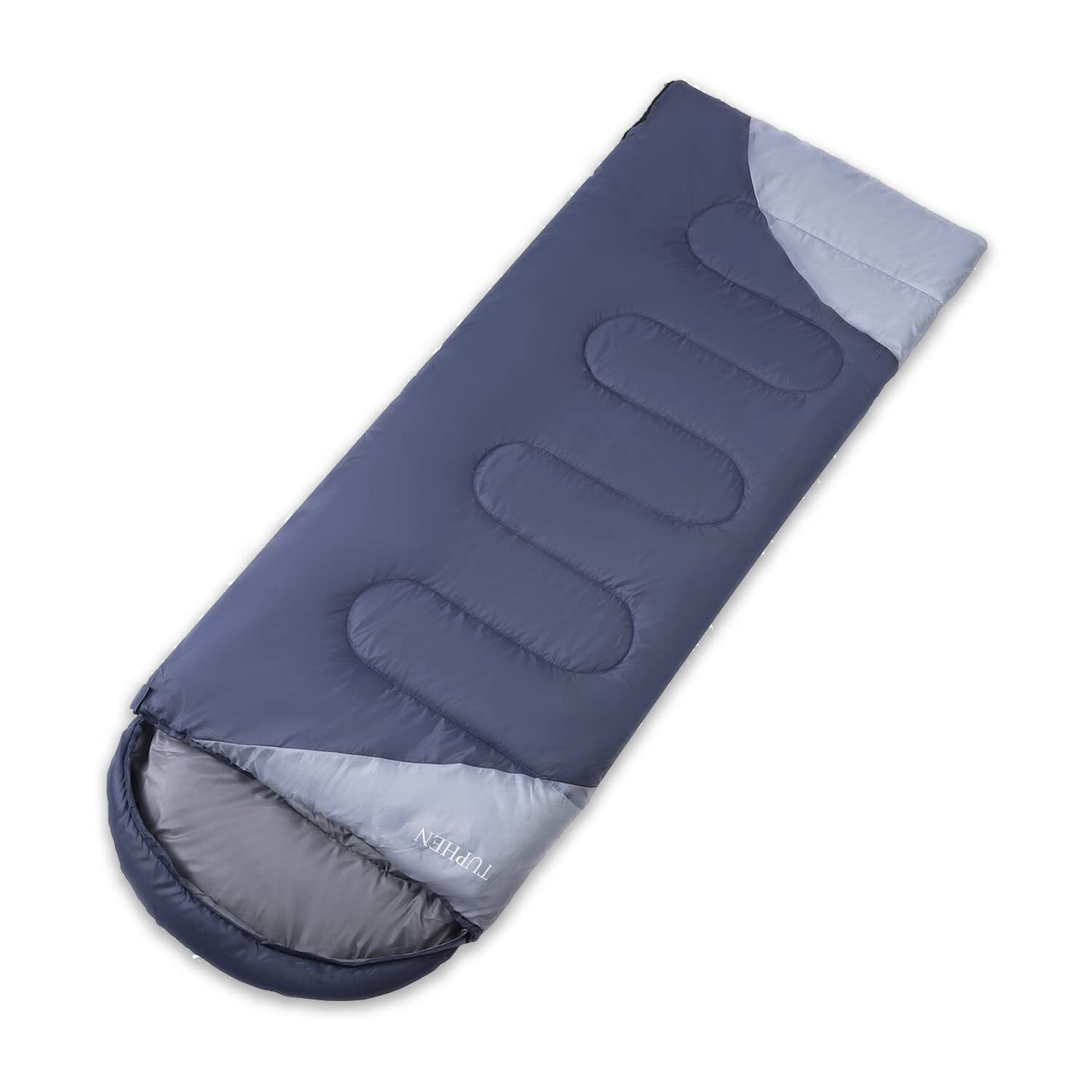 Tuphen XL sleeping bag closeup-padding emphasizes inner padding for warmth and comfort.
