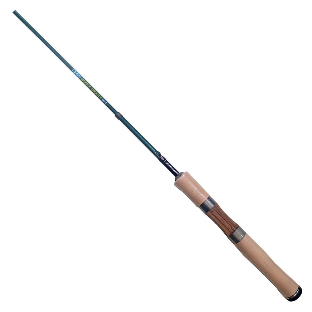 Turingmonkey TM Mobile Trout II 56UL tip-base diameters highlight slim, sensitive profile.