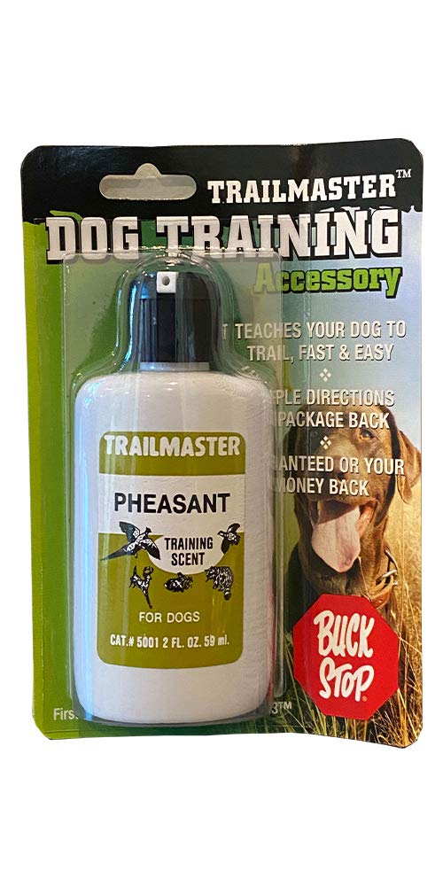 Turner Richards TrailMaster pheasant scent bottle supports focused puppy training and steady hunting.