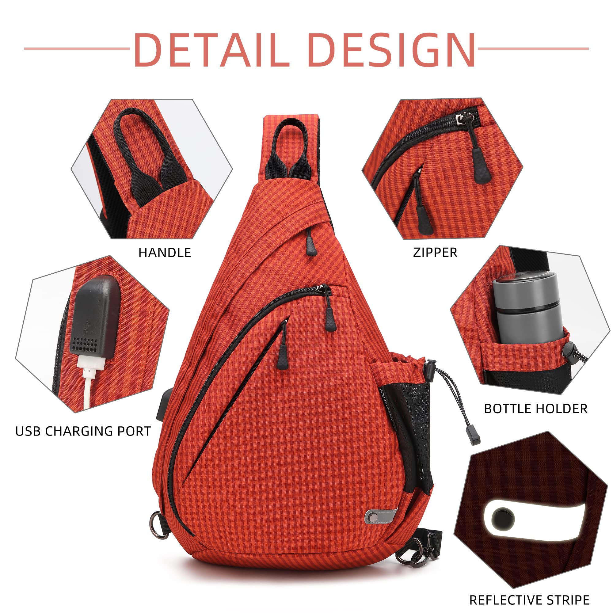 TurnWay sling bag with reversible strap offers flexible wearing options