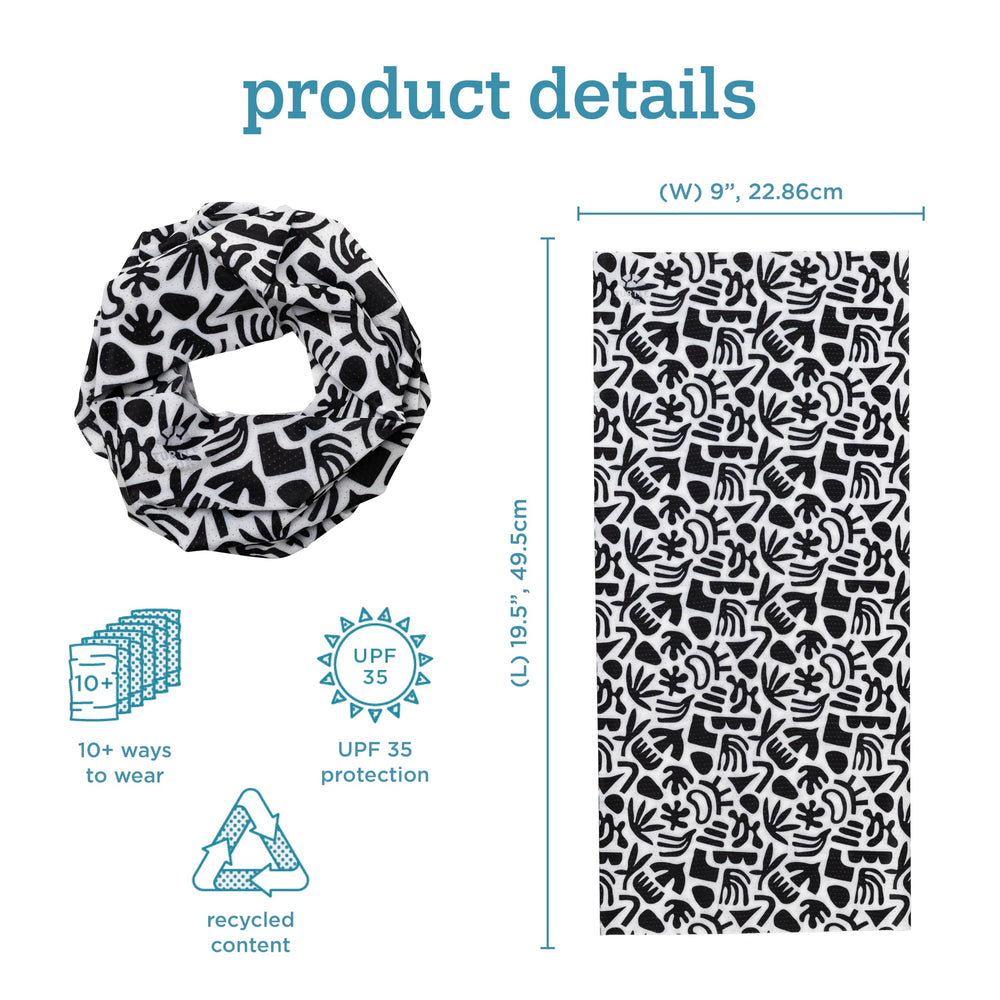 Turtle Fur Comfort Ice Tube UPF 35 shields skin during sun exposure.