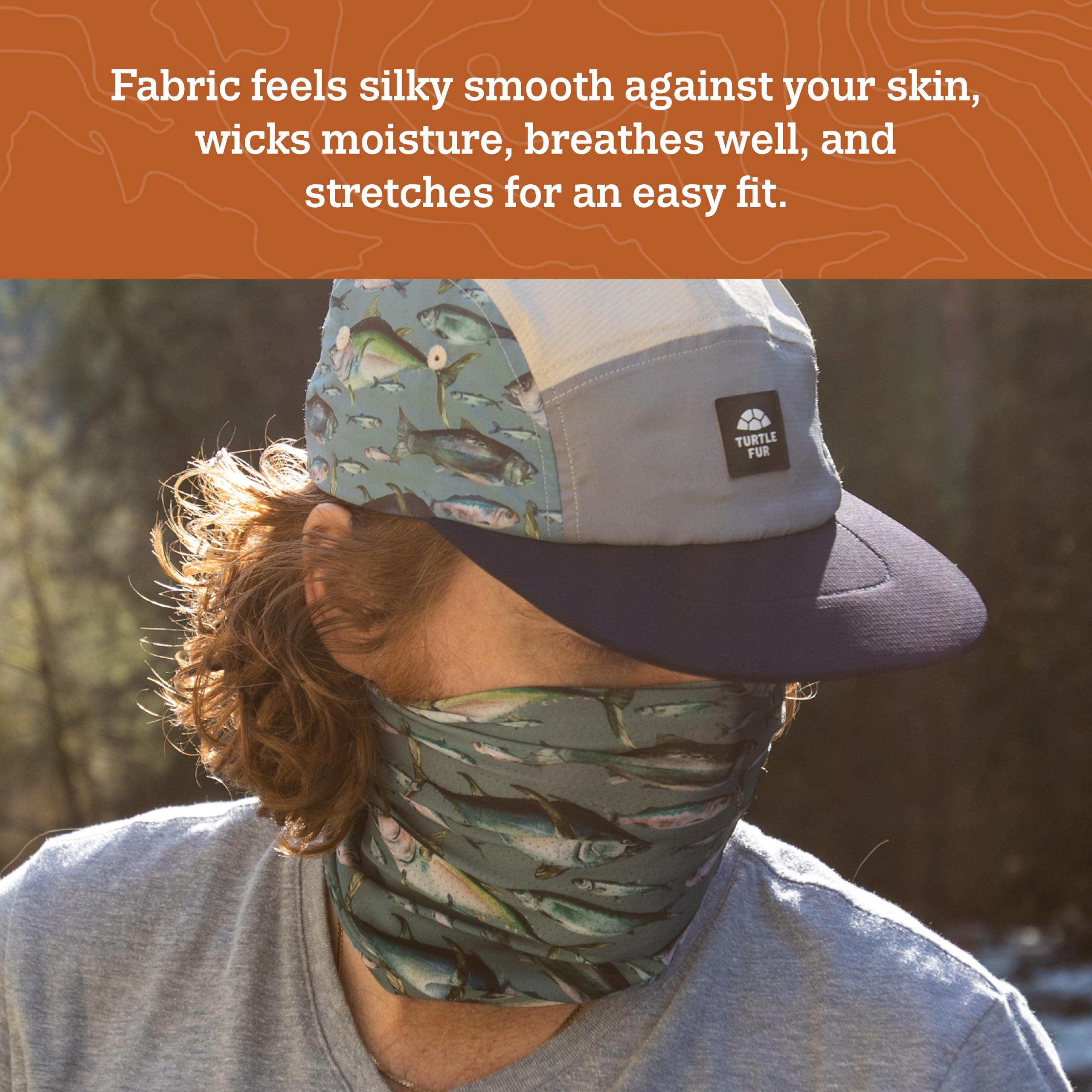 Turtle Fur Comfort Ice Tube shown dipped in water for instant cooling.