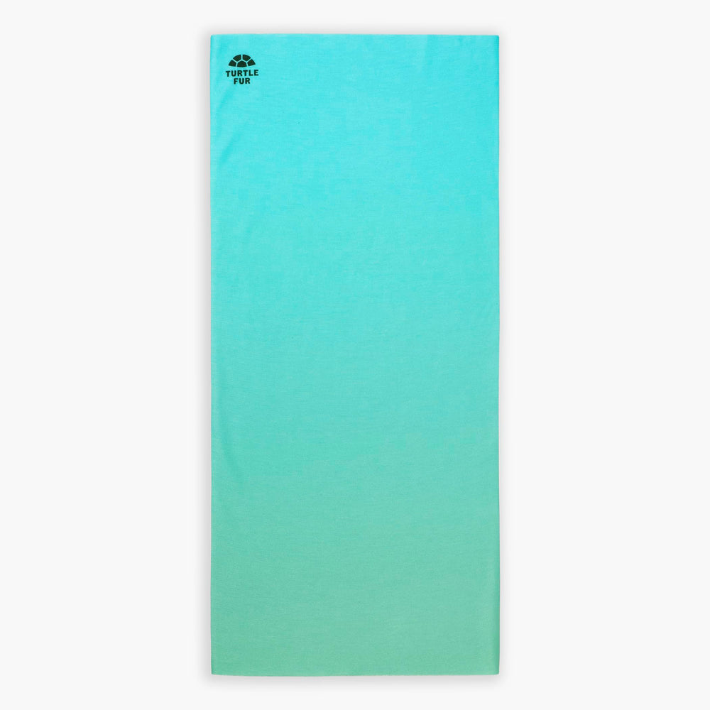 Turtle Fur Comfort Shade Tube Face and neck coverage in Seafoam for sun protection.