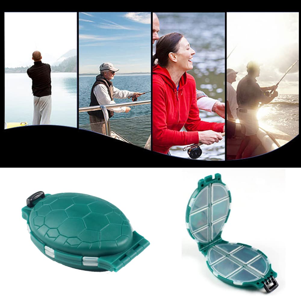 Durable PP material used in the turtle tackle boxes