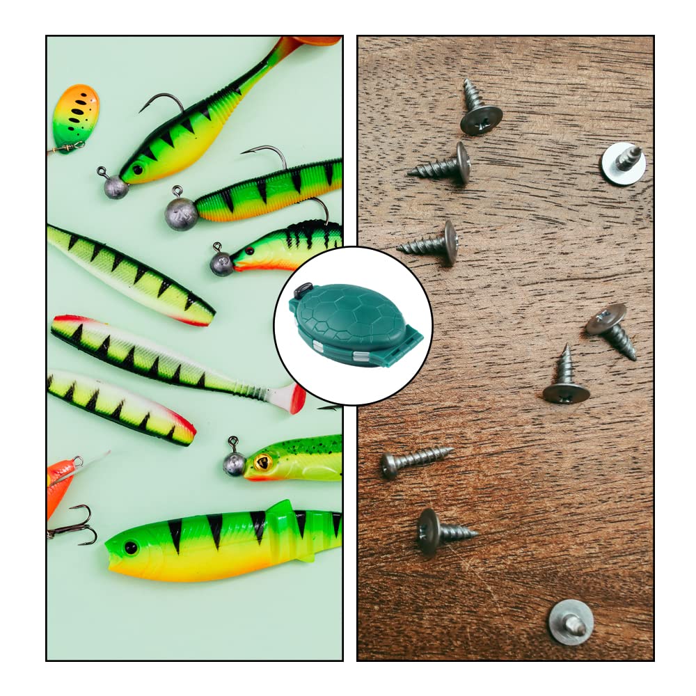 Compact, portable tackle box for fishing gear