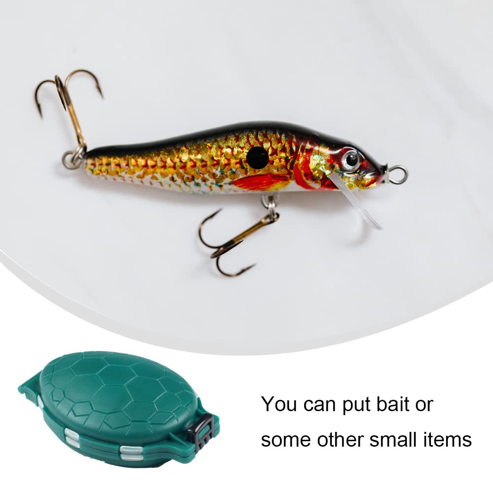 Storage spaces for hooks, lures and small tools