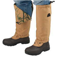 TurtleSkin Husky SnakeArmor gaiters in khaki shield ankles in brushy terrain