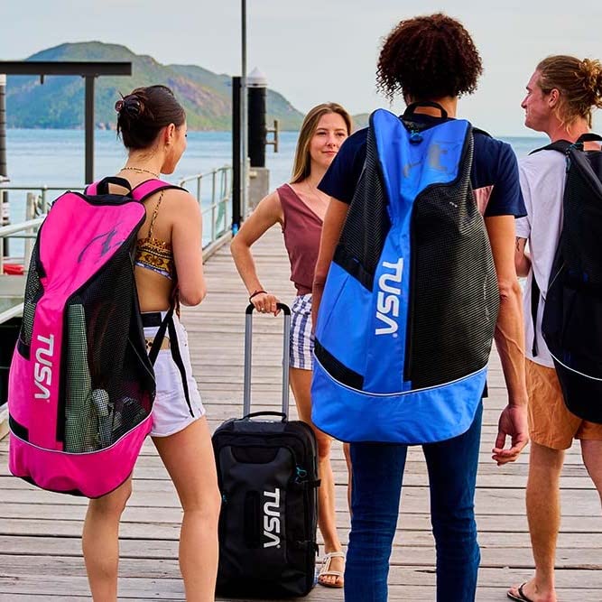 TUSA BA-0103 padded shoulder straps carry comfort for long hauls.