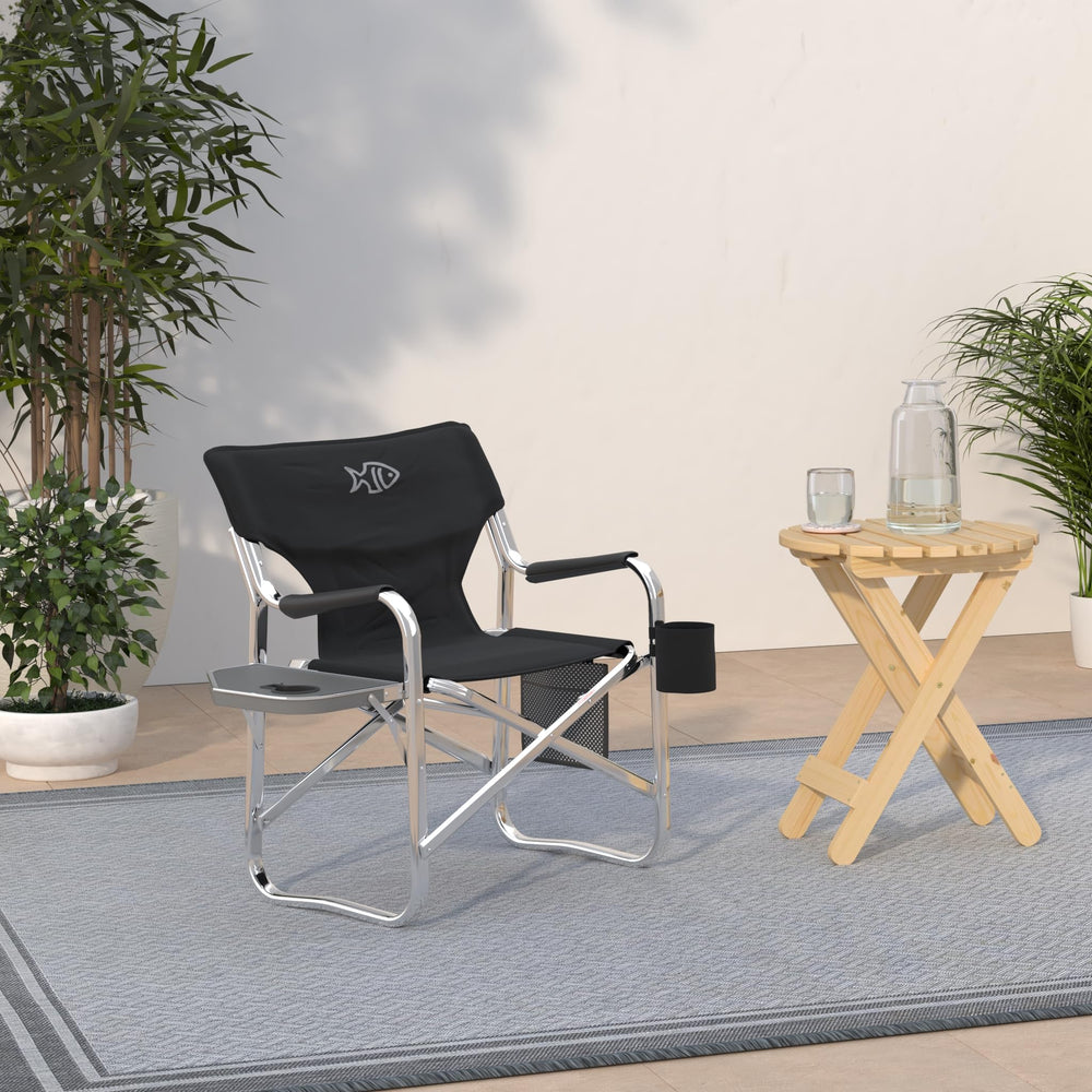 Tuscany Pro Oasis chair folded compactly for easy storage and transport.