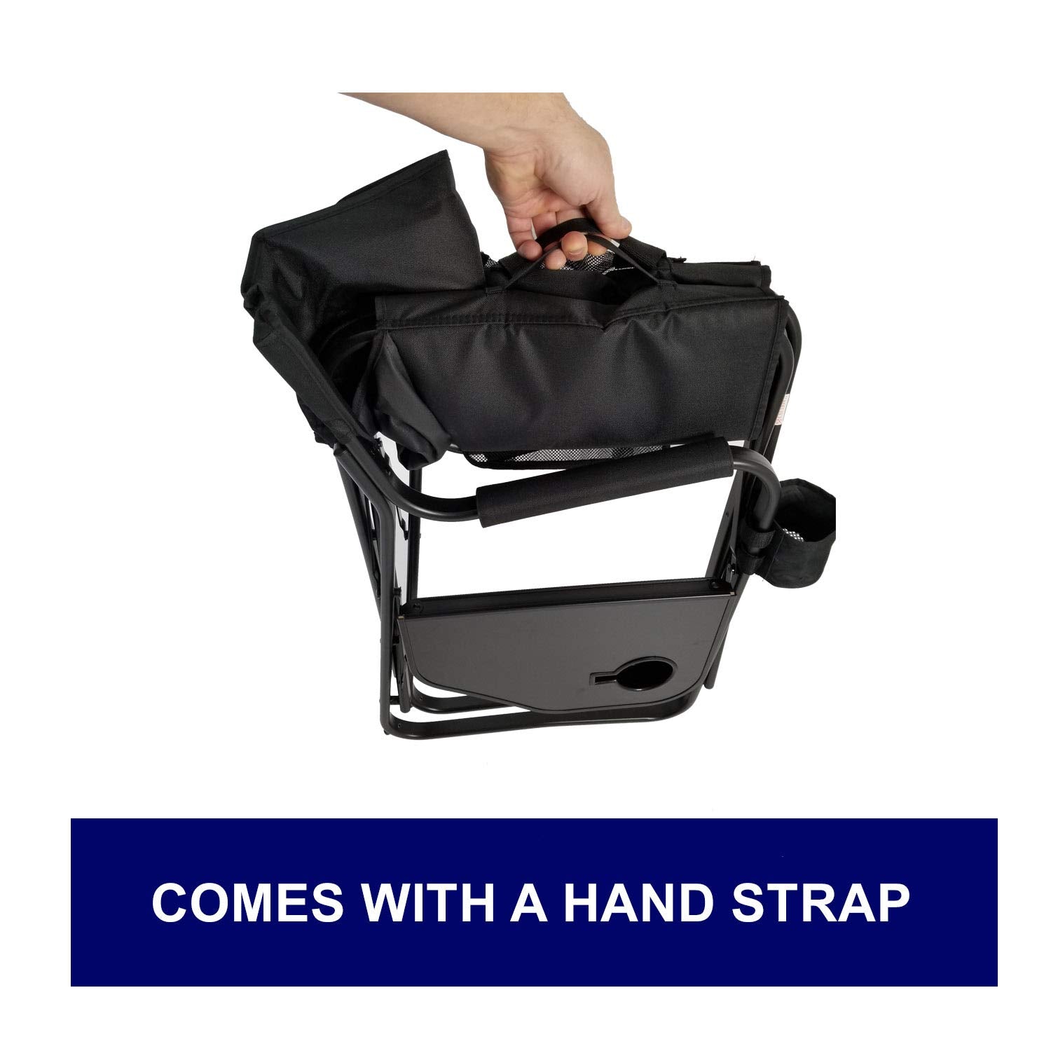 Tuscany Pro Oasis hand straps aid easy carrying and handling.